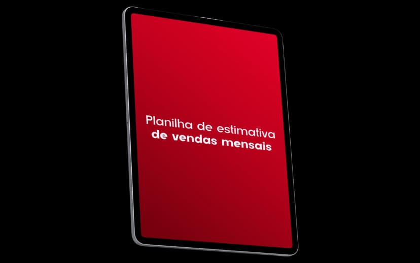 PLANILHA DE ESTIMATIVA DE VENDAS MENSAIS